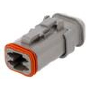 Konektor: vodič-vodič DT zástrčka zásuvka PIN: 4 IP68 na kabel