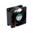 Ventilátor: DC axiální 12VDC 60x60x25mm 32,76m3/h 22dBA