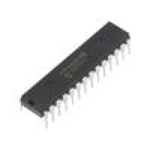 Mikrokontrolér AVR EEPROM: 512B SRAM: 16kB Flash: 128kB PDIP28