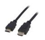 Kabel HDMI 1.4 HDMI vidlice,z obou stran 0,5m černá