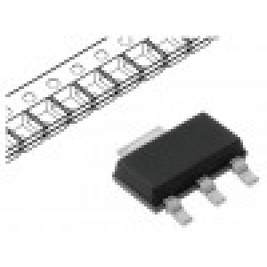 BCP56-10-DIO Tranzistor: NPN bipolární 80V 1A 2W SOT223