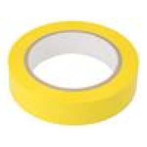 Páska: elektroizolační W: 25mm L: 66m Thk: 60um žlutá akrylové