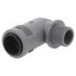 I-BVWV-M160 Úhlový konektor 90° Závit: metrický,vnější Ø opletení: 10mm