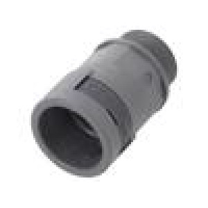 I-SVND-M257GT Koncový konektor přímý Závit: metrický,vnější Ø opletení: 17mm