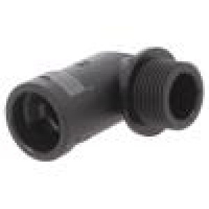 I-SVWD-M253GT Úhlový konektor 90° Závit: metrický,vnější Ø opletení: 23mm
