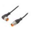 Kabel: pro snímače/automatizaci PIN: 3 3m zástrčka 4A RST IP67