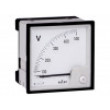 Voltmetr analogový na panel VAC: 0÷500V Třída: 1,5 50÷60Hz