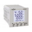 Meter: power network meter on panel digital 72x72mm 6A 300V