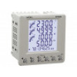 Meter: power network meter on panel digital 96x96mm 6A 300V