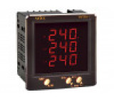 Meter: power network meter on panel digital 99x99x50mm 6A