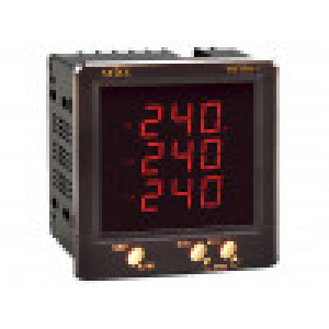 Meter: power network meter on panel digital 99x99x50mm 6A