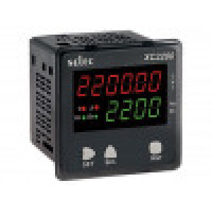 Meter: mounting digital,programmable on panel 6-digit LED