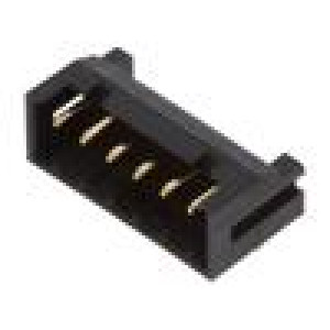 Zásuvka kabel-kabel/plošný spoj vidlice DF3 2mm PIN: 6 THT