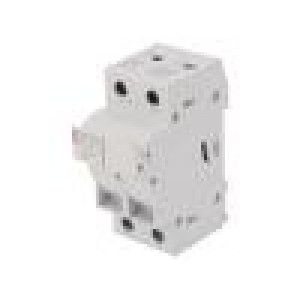 Pojistkový odpojovač 10,3x38mm na přípojnici DIN 25A 1kVAC