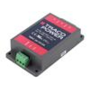 TMDC20-7212H Převodník: DC/DC 20W Uvst: 80÷160V Uvýst: 12VDC Ivýst: 1670mA