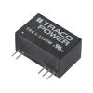 TRV1-1222M Převodník: DC/DC 1W Uvst: 9,6÷14,4V Uvýst: 12VDC Uvýst2: -12VDC