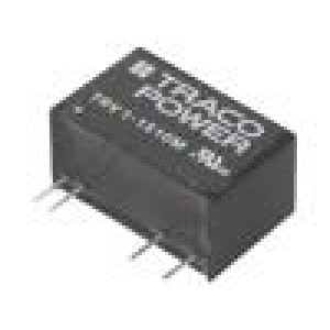 TRV1-1510M Převodník: DC/DC 1W Uvst: 12÷18V 3,3VDC Ivýst: 303mA SIP9 4,8g