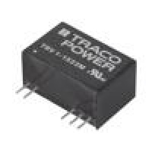 TRV1-1523M Převodník: DC/DC 1W Uvst: 12÷18V Uvýst: 15VDC Uvýst2: -15VDC