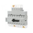 Switch: mains-generator Stabl.pos: 3 125A I-0-II Mounting: DIN