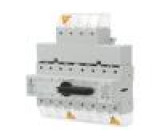 Switch: mains-generator Stabl.pos: 3 125A I-0-II Mounting: DIN
