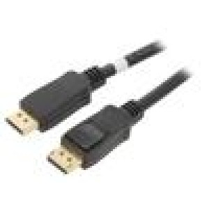 Kabel DisplayPort 1.2 DisplayPort vidlice,z obou stran 1m