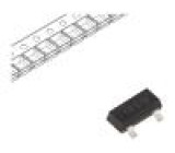 BSS84PH6327XTSA2 Tranzistor: P-MOSFET unipolární -60V -0,14A 0,36W PG-SOT23