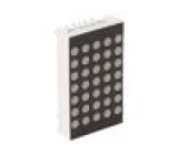 Zobrazovač: LED matice 5x7 červená 20mcd anoda 39,1x22,8mm