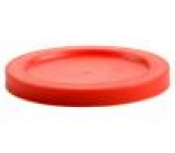 Top cartridge cap Colour: red push-in Mat: polyetylene