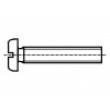 Šroub M2,5x3 Hlava: válcová plochá 0,6mm ocel zinek DIN: 85A