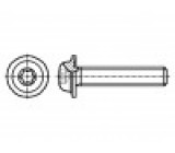 Šroub s límcem M5x20 0,8 Hlava: kulatá Torx® Norma ISO: 7380-2