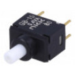 GB15AP Přepínač: tlačítkový pol: 2 SPDT 0,4A/28VAC 0,4A/28VDC ON-(ON)