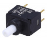 GB15AP Přepínač: tlačítkový pol: 2 SPDT 0,4A/28VAC 0,4A/28VDC ON-(ON)