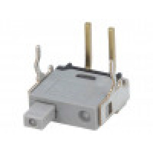 GB215AH Přepínač: tlačítkový pol: 2 DPDT 0,4A/28VAC 0,4A/28VDC ON-(ON)
