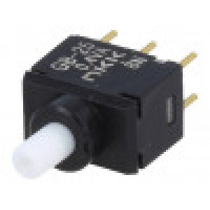 GB25AP Přepínač: tlačítkový pol: 2 DPDT 0,4A/28VAC 0,4A/28VDC ON-(ON)