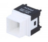 KP0115ANBKG03RGBP Přepínač: tlačítkový pol: 2 SPST 0,1A/12VDC OFF-(ON) 100MΩ