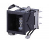 LB16SKW01 Přepínač: tlačítkový pol: 2 SPDT 3A/250VAC 3A/30VDC ON-ON IP65