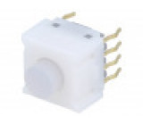 NP0115HG03LF Přepínač: tlačítkový pol: 2 SPST 0,4A/28VDC OFF-(ON) 500MΩ