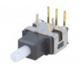 AB15AH Přepínač: tlačítkový pol: 2 SPDT 0,4A/28VAC Výv: pájecí 500MΩ
