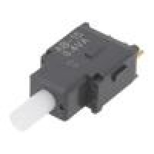 AB15AP Přepínač: tlačítkový pol: 2 SPDT 0,4A/28VAC Výv: pájecí 500MΩ