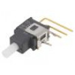 AB15AV Přepínač: tlačítkový pol: 2 SPDT 0,4A/28VAC Výv: pájecí 500MΩ