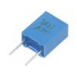 Kondenzátor: polyesterový 1uF 40VAC 63VDC Rozteč: 5mm ±10%