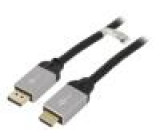 Kabel DisplayPort 1.2,HDMI 2.0 1,5m černá