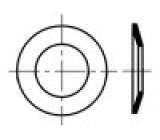 Podložka pérová,kónická M2,5 D=5,1mm h=0,4mm