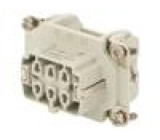 Konektor: HDC kontaktní vložka zásuvka C146,heavy|mate E 6+PE