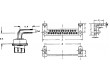 D-Sub PIN: 15 zásuvka zásuvka na PCB úhlové 90° THT