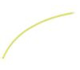 Teplem smrštitelná trubička 3: 1 1,5mm žluto-zelená