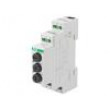 Modul: indikátor napětí 3x230VAC IP20 DIN Barva: zelená