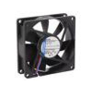 Ventilátor: DC axiální 80x80x25mm 69m3/h 32dBA kluzné