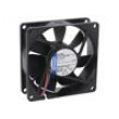 Ventilátor: DC axiální 80x80x25mm 33m3/h 12dBA kluzné
