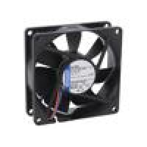 Ventilátor: DC axiální 80x80x25mm 33m3/h 12dBA kluzné